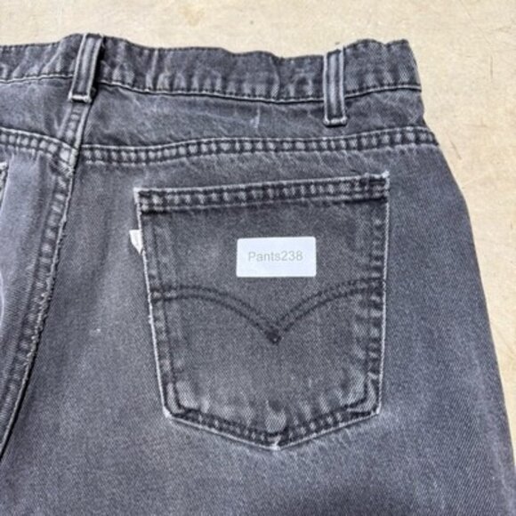 Vintage 90s Levi’s White Tab Taper Fit Made USA Denim Jeans 36 X 30 Stone Wash - Picture 12 of 12